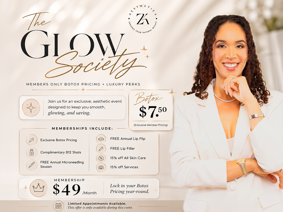 ZK Aesthetics Medspa membership in Midtown Sacramento